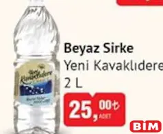 YENİ KAVAKLIDERE BEYAZ SİRKE 2 L YENİ KAVAKLIDERE BEYAZ SİRKE 2 L